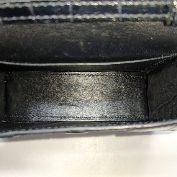 Hourglass Mini Calfskin Black