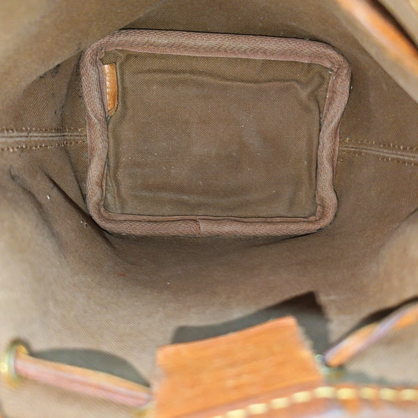 NÉONOÉ Nano Monogram Coated Canvas Brown