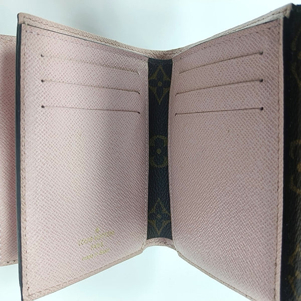 ARIANE Monogram Coated Canvas Brown Wallet