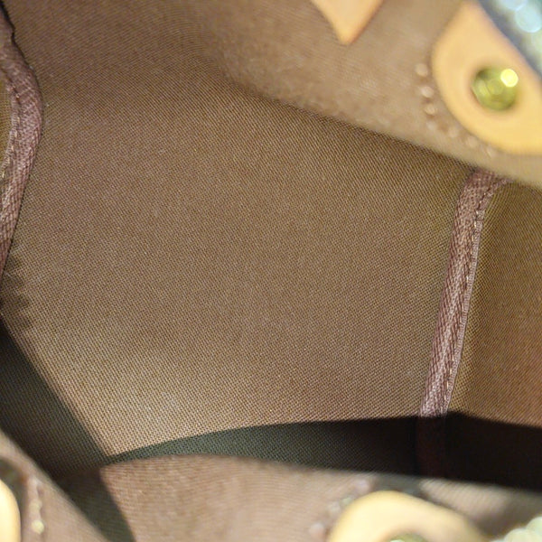 SPEEDY Nano Monogram Coated Canvas Brown
