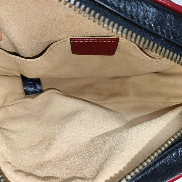 GG Marmont Super Mini Quilted Calfskin Black