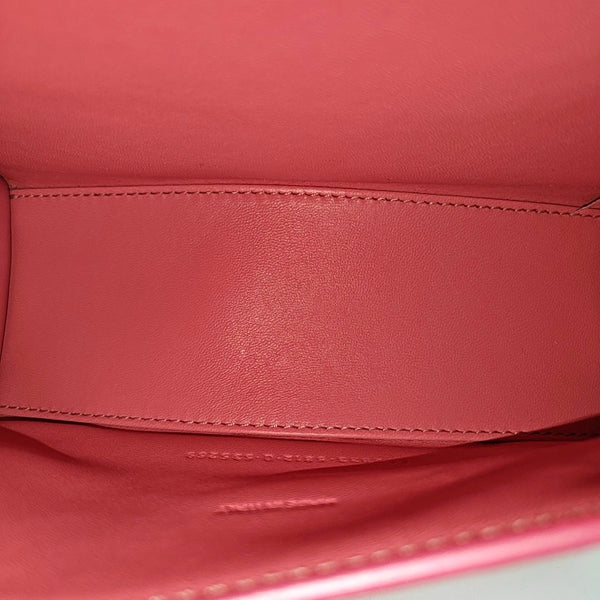 Hourglass XS Quilted Calfskin Red