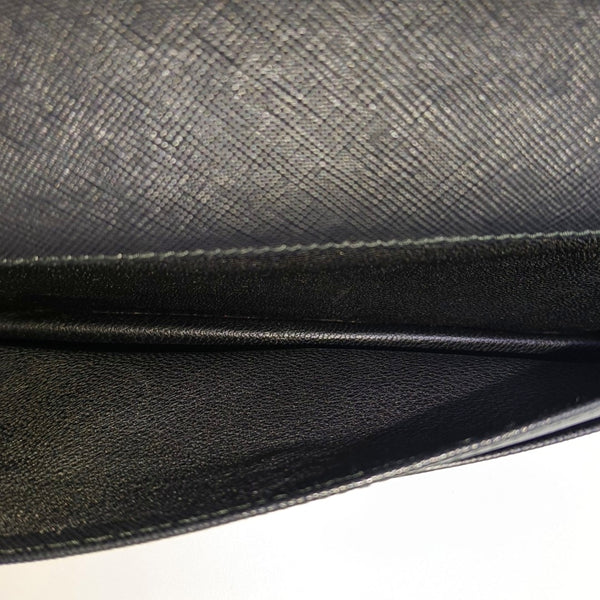 Saffiano Calfskin Wallet Black