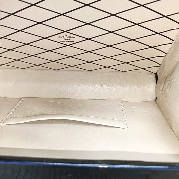 PETITE MALLE Monogram Patent Leather Beige
