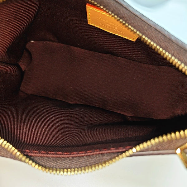 BOULOGNE Nano Monogram Coated Canvas Brown