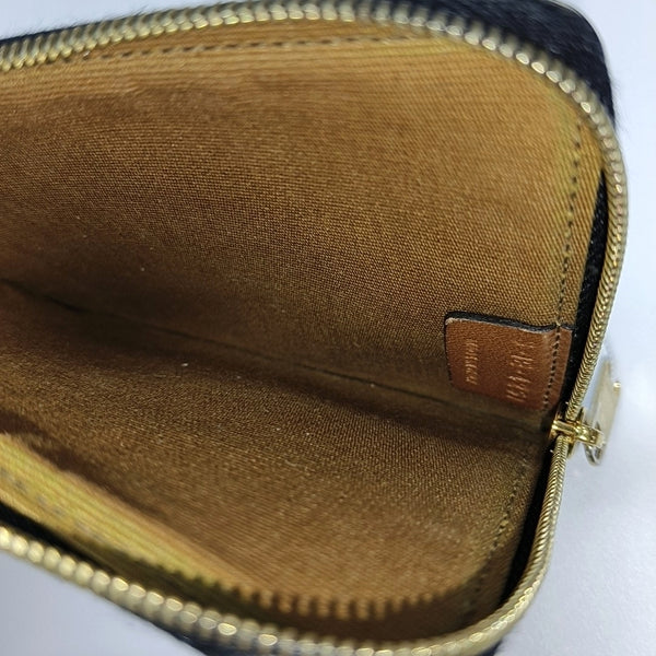 Coated Canvas Card Holder Black