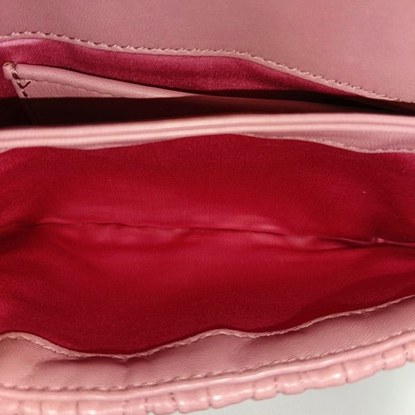 Quilted Lambskin Shoulder Bag Pink