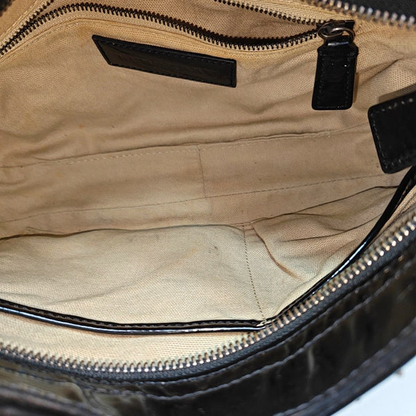 Coated Canvas Top Handle Bag Multicolor