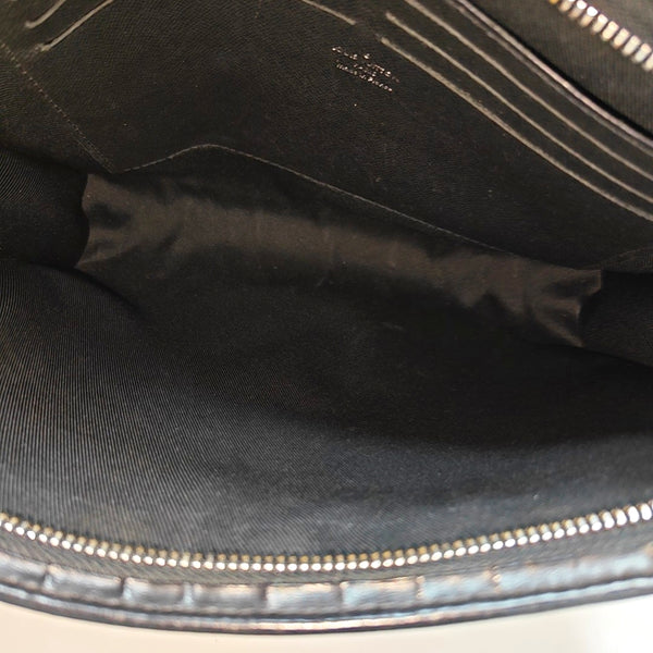 Pochette Voyag MM Damier Graphite Coated Canvas Gray