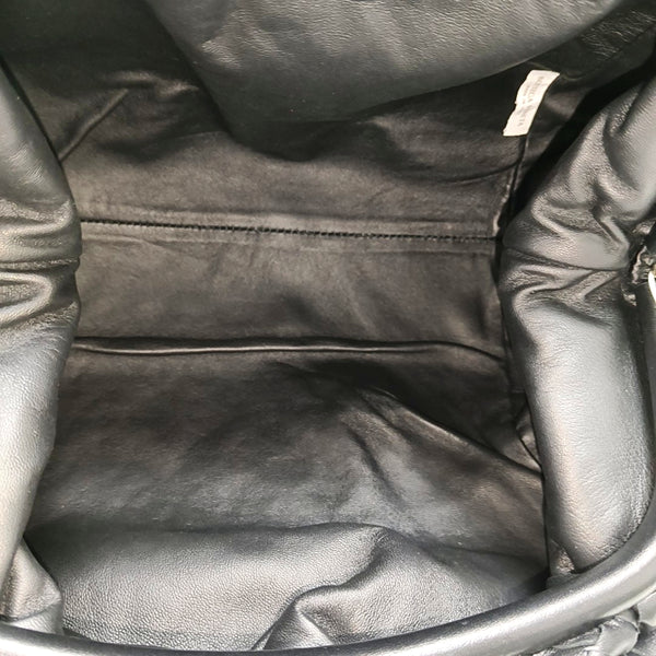 The Pouch Large Lambskin Black