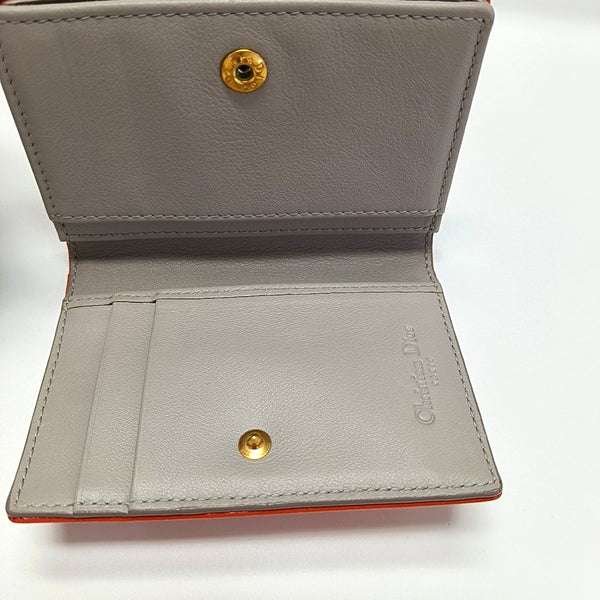 Patent Leather Card Holder Red