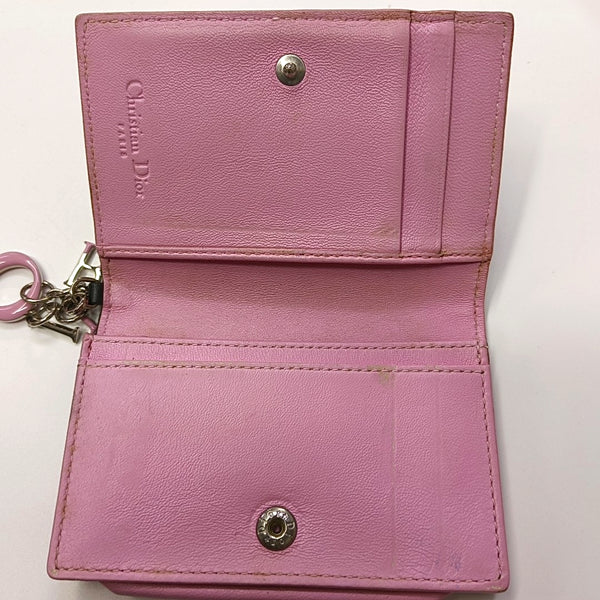 Authenticated pre-owned Lady Dior Quilted Lambskin Black Wallet - Wallet at Looply
