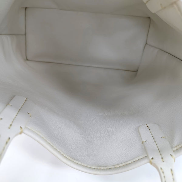Anjou Mini Coated Canvas White