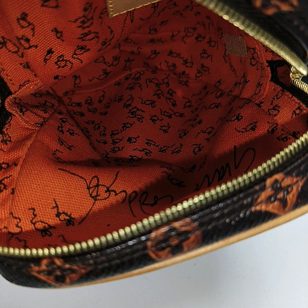 DANUBE Monogram Coated Canvas Brown