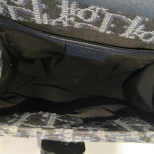 Authenticated pre-owned Saddle Mini Monogram Canvas Blue - Backpack at Looply
