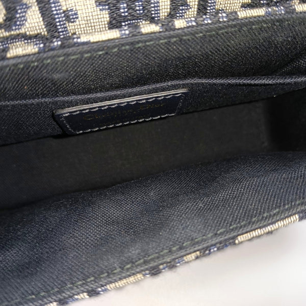 Authenticated pre-owned 30 Montaigne Oblique Canvas Blue - Shoulder Bag at Looply