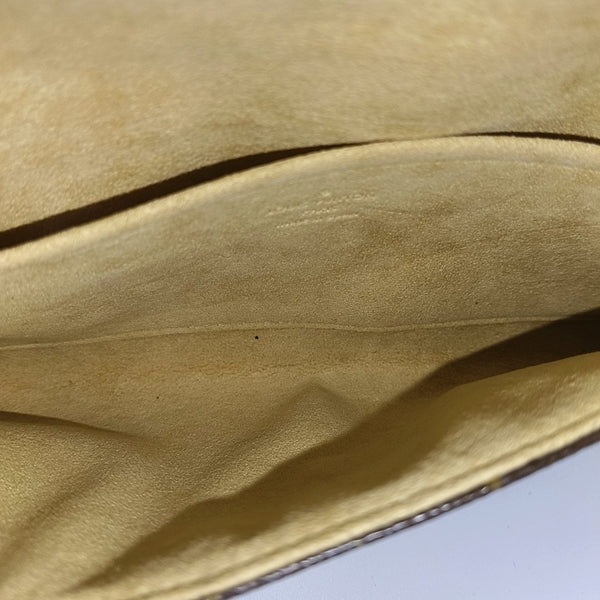 TWIN GM Monogram Coated Canvas Brown