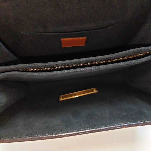 DAUPHINE MM Monogram Coated Canvas Brown