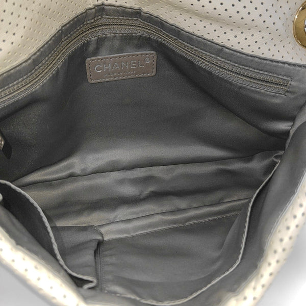 Lambskin Shoulder Bag White