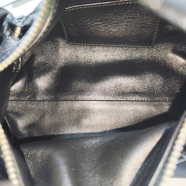 Calfskin Shoulder Bag Black