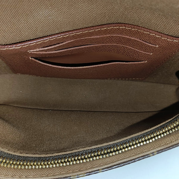 IVY Monogram Coated Canvas Brown