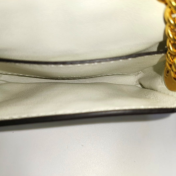 Authenticated pre-owned Baguette Monogram Lambskin White - Shoulder Bag at Looply