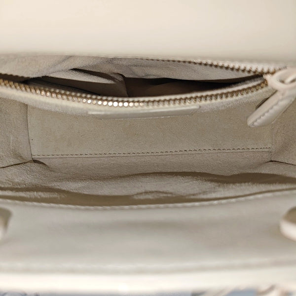 Lady Dior Mini Cannage Lambskin White