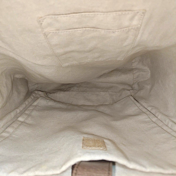 Courrier Monogram Coated Canvas Beige