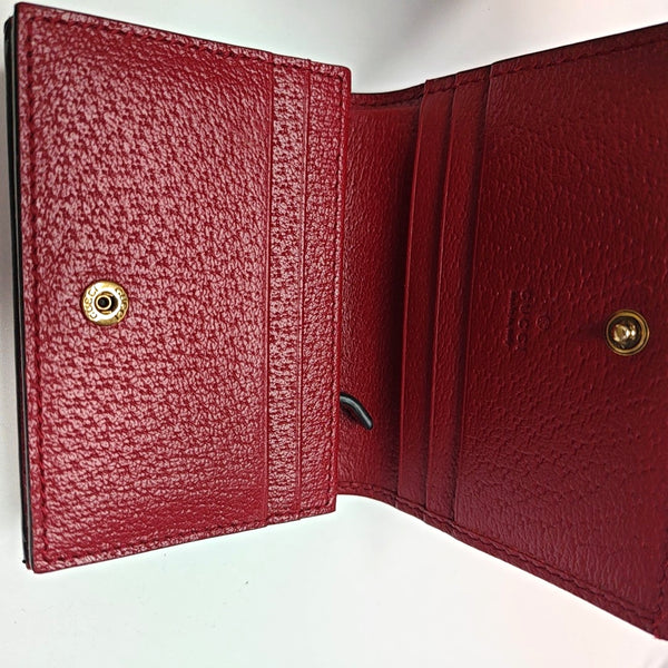 Queen Margaret Monogram Coated Canvas Beige Wallet