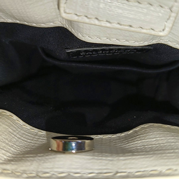 Shopping Bag Calfskin White