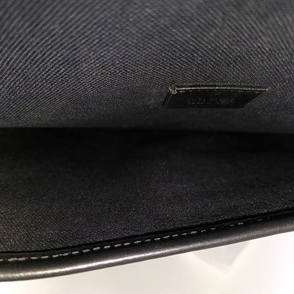 Monogram Coated Canvas Shoulder Bag Gray