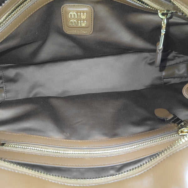 Beau Large Calfskin Brown