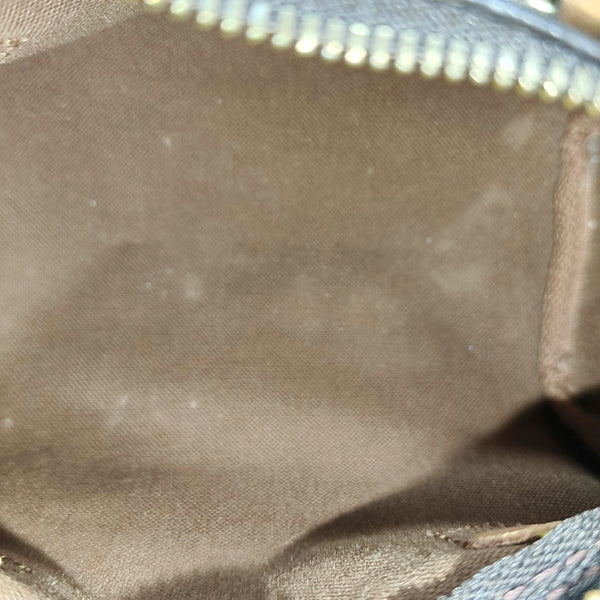 SPEEDY Nano Monogram Coated Canvas Brown