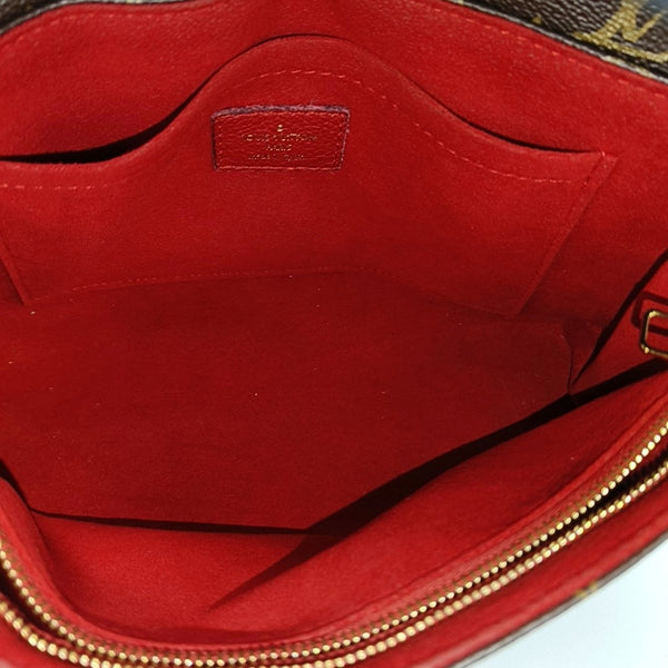 SAINT PLACIDE Monogram Coated Canvas Brown
