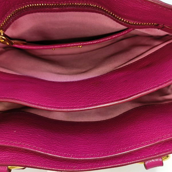 Calfskin Tote Bag Pink