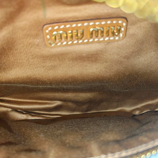 Two-Tone Waist Bag Calfskin Brown