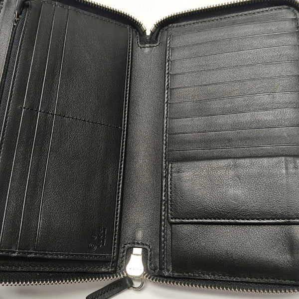 Monogram Calfskin Wallet Black