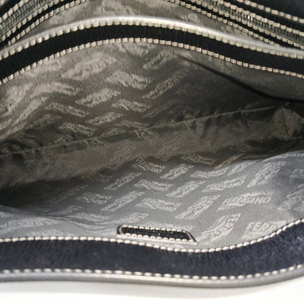 Calfskin Shoulder Bag Black