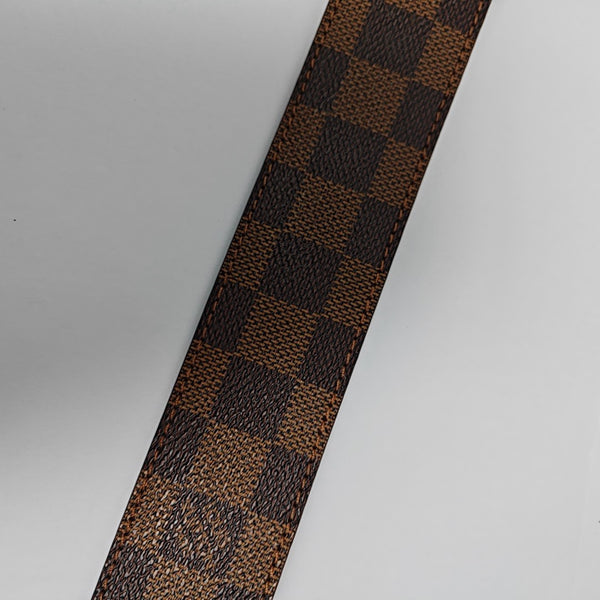 Coated Canvas Belt Brown