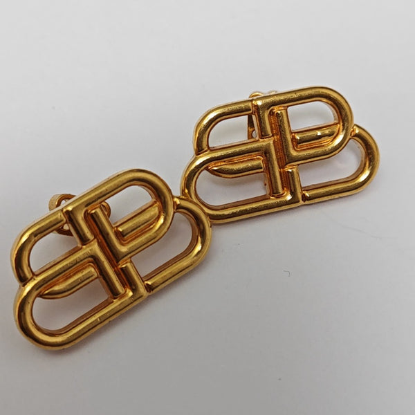 Metal Gold Stud Earrings