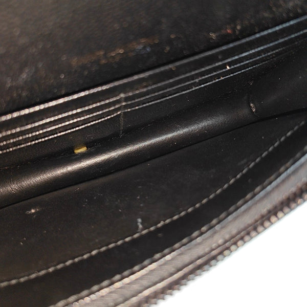 MONOGRAM WOC Chevron Calfskin Black