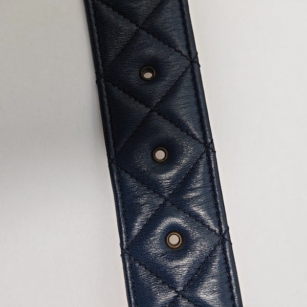Leather Belt Blue