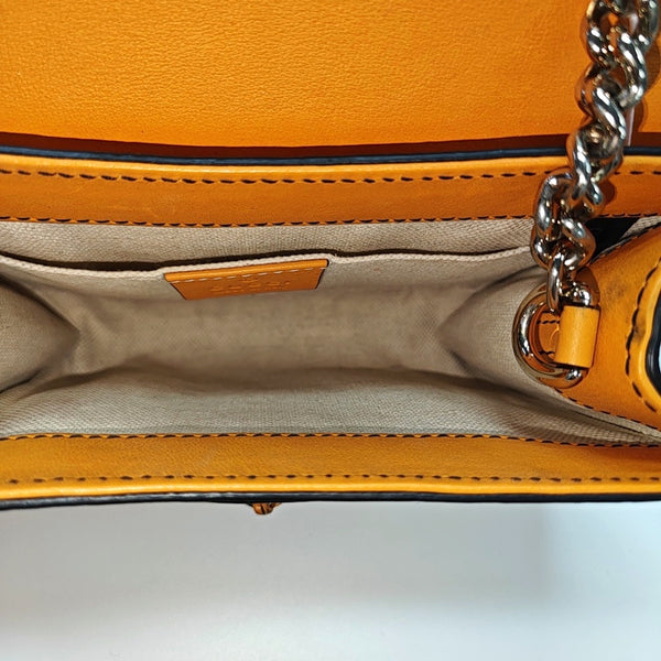 Emily Chain Monogram Calfskin Yellow