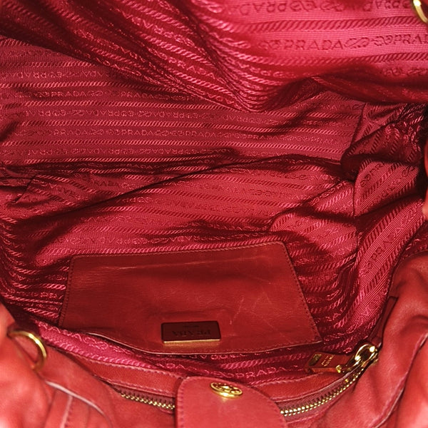 Calfskin Tote Bag Red
