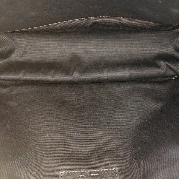 NIKI Medium Chevron Calfskin Black