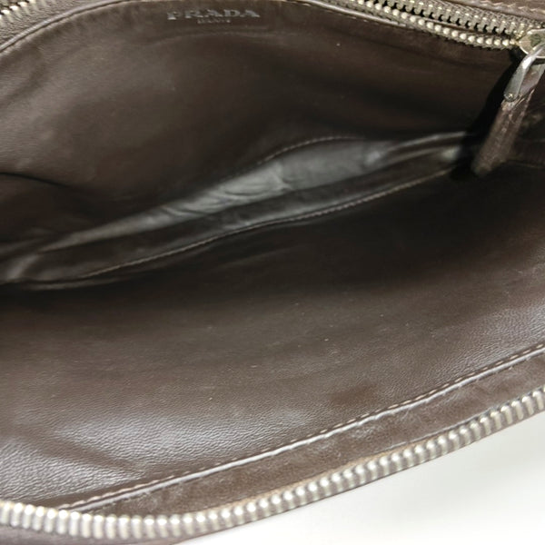 Calfskin Clutch Gray