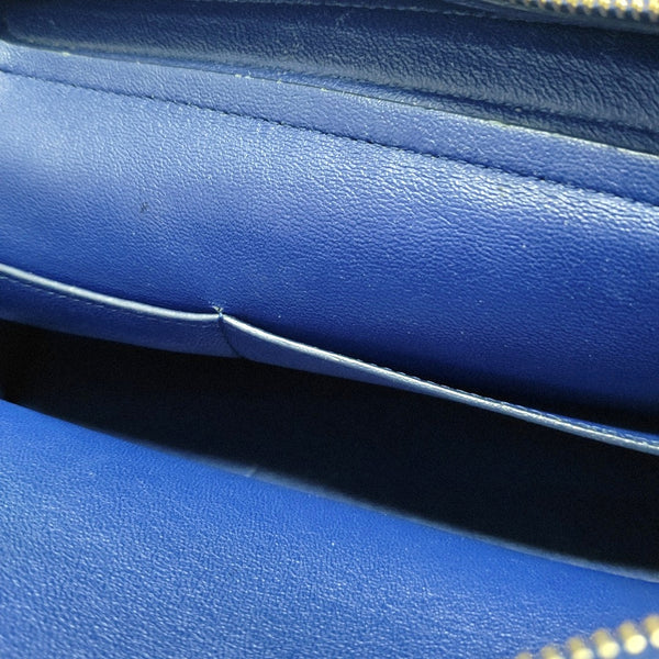 TRAPEZE Medium Calfskin Blue