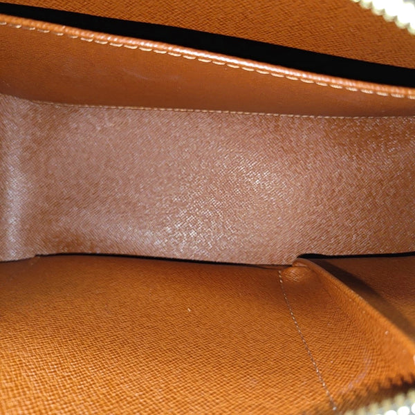 CITE MM Monogram Coated Canvas Brown