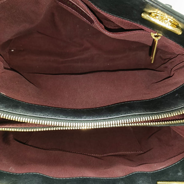 Quilted Lambskin Tote Bag Black