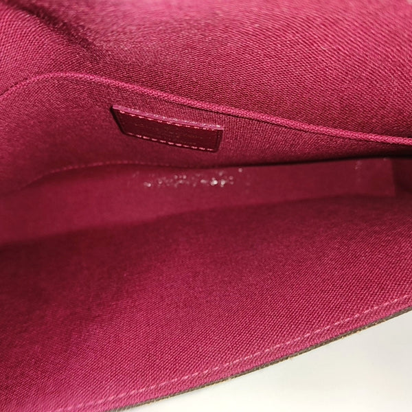 FÉLICIE Monogram Coated Canvas Brown